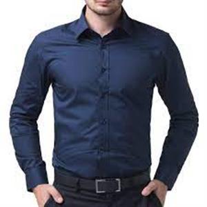 Blue Men Stylish Shirt Formal Shirt  For Party Wear Collar  Size M L XL